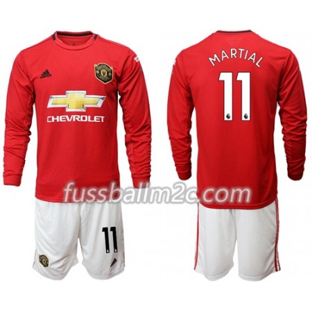 Fußballtrikots Manchester United Martial 11 Kinder Heim Trikotsatz 2019-2020 Langarm Fußballtrikots Manchester United Martial 11 Kinder Heim Trikotsatz 2019-2020 Langarm